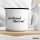 Emaille Tasse Girlfriend Material Schriftzug 300ml Vintage Emaille Becher