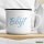 Emaille Tasse It`s a Boy! Schriftzug 300ml Vintage Emaille Becher