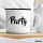Emaille Tasse Party Schriftzug 300ml Vintage Emaille Becher