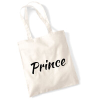 Jutebeutel Prince Schriftzug 10 Liter