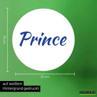 Aufkleber Prince Schriftzug 10cm Sticker