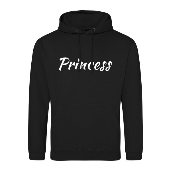 Unisex Hoodie Princess Schriftzug Größe S-3XL