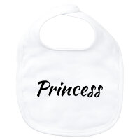 Baby Lätzchen Princess Schriftzug
