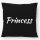 Kissen Princess Schriftzug 40x40cm
