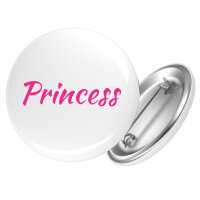 Button Princess Schriftzug