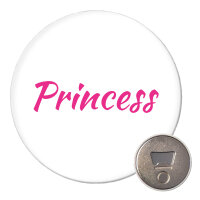 Magnet Princess Schriftzug 59mm Kühlschrankmagnet...