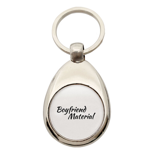 Schlüsselanhänger Boyfriend Material Schriftzug