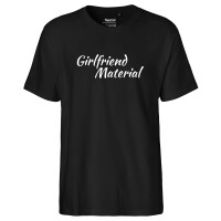 Herren T-Shirt Girlfriend Material Schriftzug...