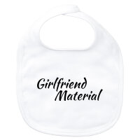 Baby Lätzchen Girlfriend Material Schriftzug...