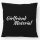 Kissen Girlfriend Material Schriftzug 40x40cm
