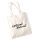 Jutebeutel Girlfriend Material Schriftzug 10 Liter