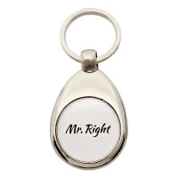 Schlüsselanhänger Mr. Right Schriftzug