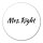 Aufkleber Mrs. Right Schriftzug 10cm Sticker