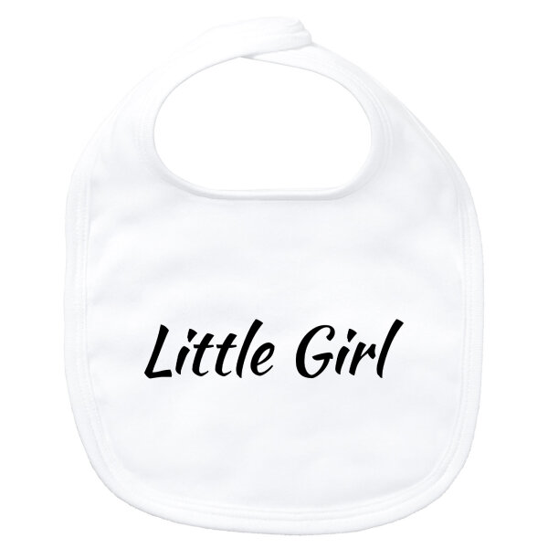 Baby Lätzchen Little Girl Schriftzug