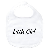 Baby Lätzchen Little Girl Schriftzug