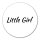 Aufkleber Little Girl Schriftzug 10cm Sticker