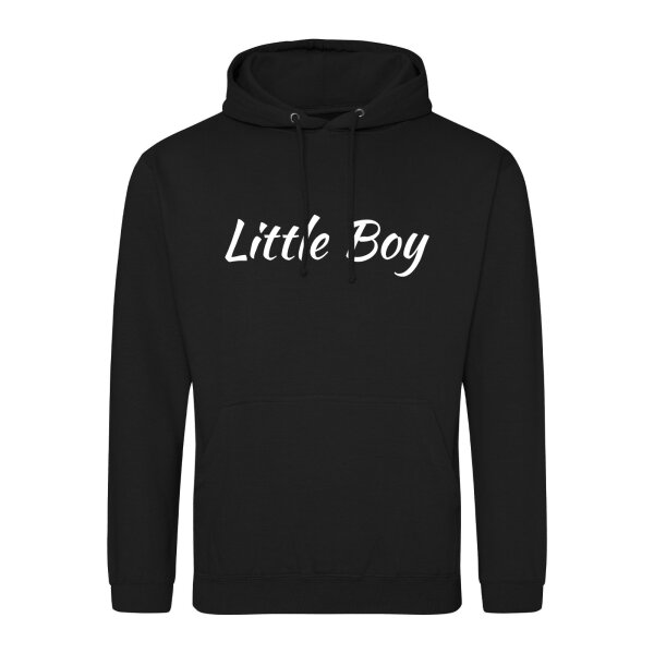 Unisex Hoodie Little Boy Schriftzug Größe S-3XL