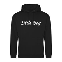 Unisex Hoodie Little Boy Schriftzug Größe S-3XL