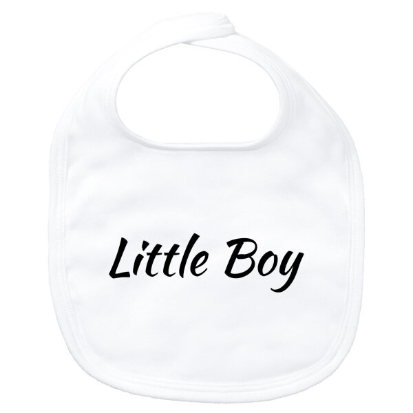 Baby Lätzchen Little Boy Schriftzug