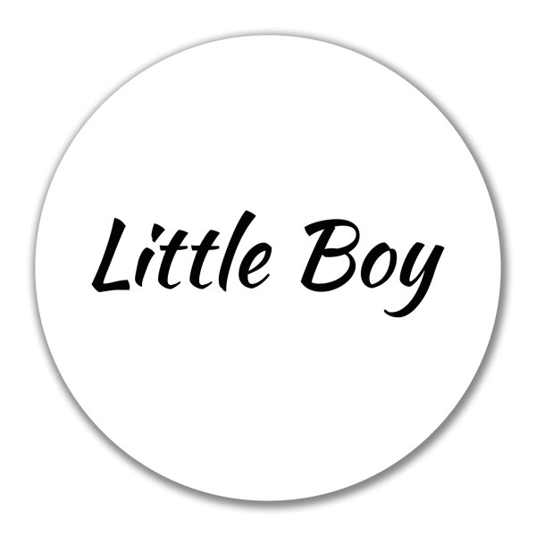 Aufkleber Little Boy Schriftzug 10cm Sticker