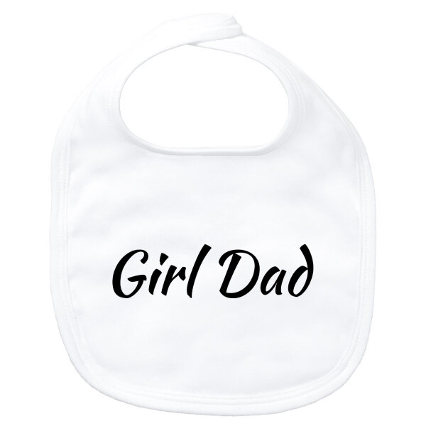 Baby Lätzchen Girl Dad Schriftzug