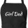 Schürze Girl Dad Schriftzug