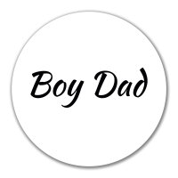 Aufkleber Boy Dad Schriftzug 10cm Sticker