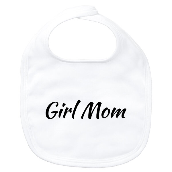 Baby Lätzchen Girl Mom Schriftzug