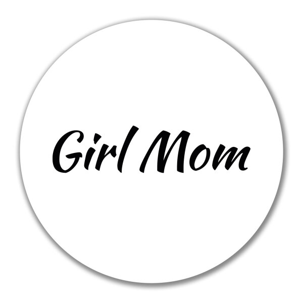 Aufkleber Girl Mom Schriftzug 10cm Sticker