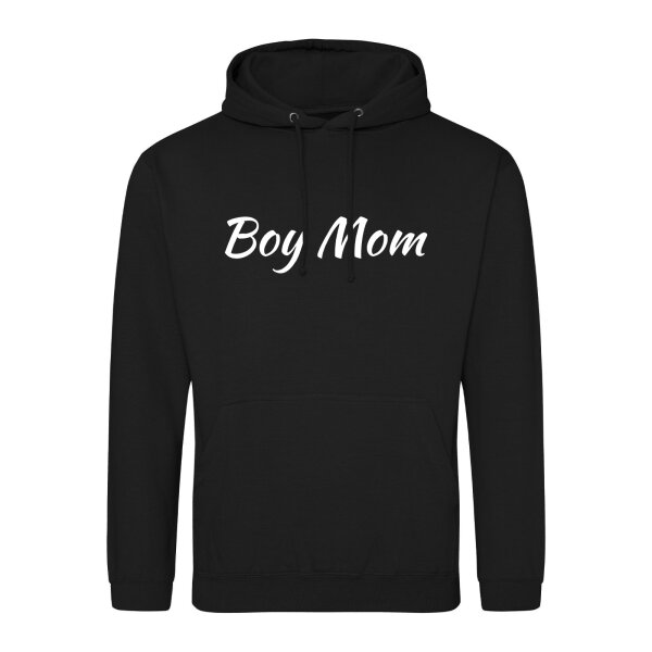 Unisex Hoodie Boy Mom Schriftzug Größe S-3XL