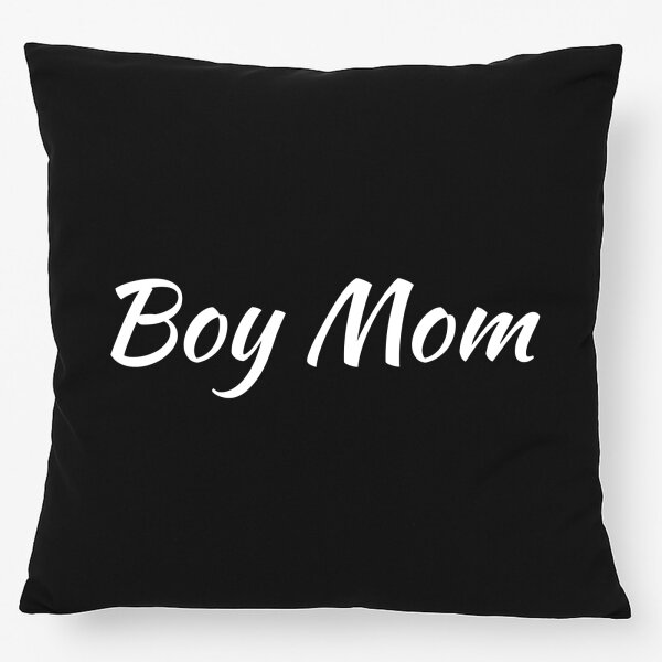 Kissen Boy Mom Schriftzug 40x40cm