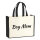 Jutetasche Boy Mom Schriftzug 21 Liter Black