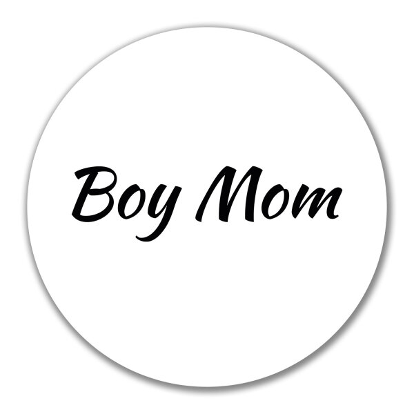 Aufkleber Boy Mom Schriftzug 10cm Sticker