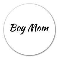 Aufkleber Boy Mom Schriftzug 10cm Sticker