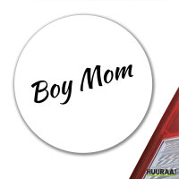 Aufkleber Boy Mom Schriftzug 10cm Sticker