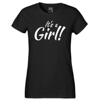 Damen T-Shirt It`s a Girl! Schriftzug Größe...