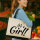 Jutetasche It`s a Girl! Schriftzug 21 Liter Black