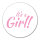 Aufkleber It`s a Girl! Schriftzug 10cm Sticker