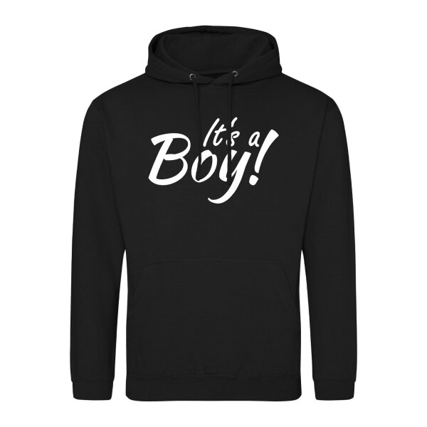 Unisex Hoodie It`s a Boy! Schriftzug Größe S-3XL