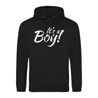 Unisex Hoodie It`s a Boy! Schriftzug Größe S-3XL