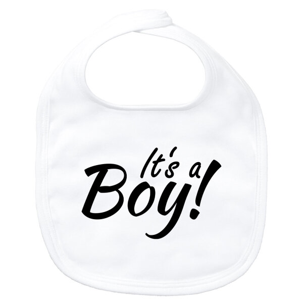 Baby Lätzchen It`s a Boy! Schriftzug
