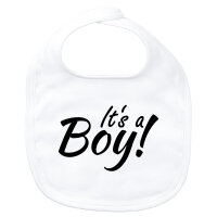 Baby Lätzchen It`s a Boy! Schriftzug