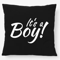 Kissen It`s a Boy! Schriftzug 40x40cm