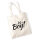 Jutebeutel It`s a Boy! Schriftzug 10 Liter