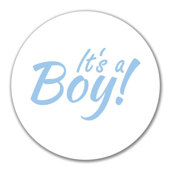 Aufkleber It`s a Boy! Schriftzug 10cm Sticker