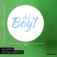 Aufkleber It`s a Boy! Schriftzug 10cm Sticker