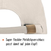 Cappy Mütze Be Happy Schriftzug