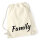 Turnbeutel Family Schriftzug 12 Liter