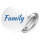 Button Family Schriftzug