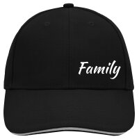 Cappy Mütze Family Schriftzug